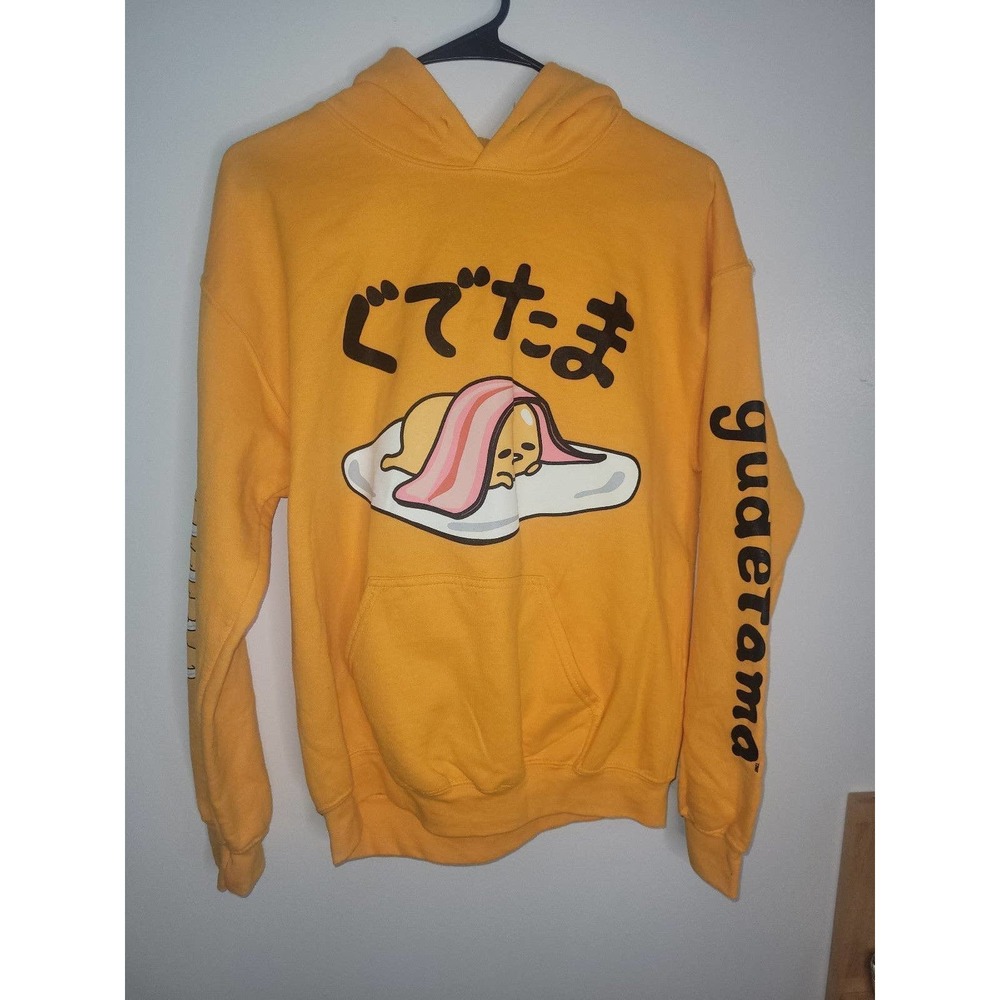 RARE Gudetama sanrio The Lazy Egg Yellow Sweatshirt